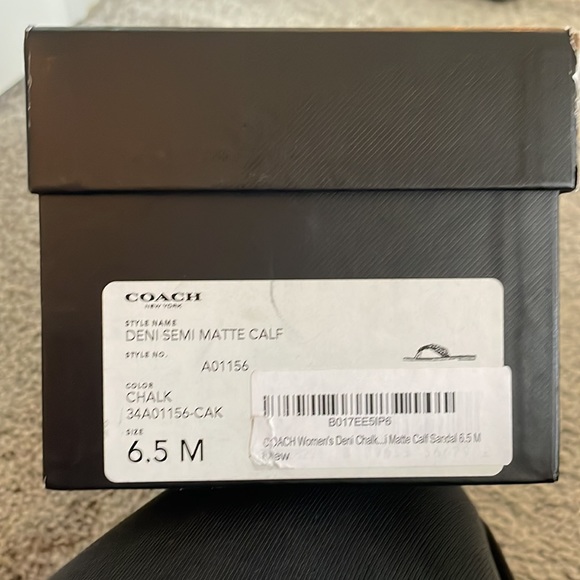 Coach Sandals 6.5 - Picture 2 of 3